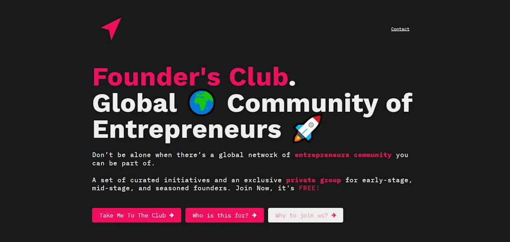 Foundrmeet.com | Founder's Club screenshot 1 of 4