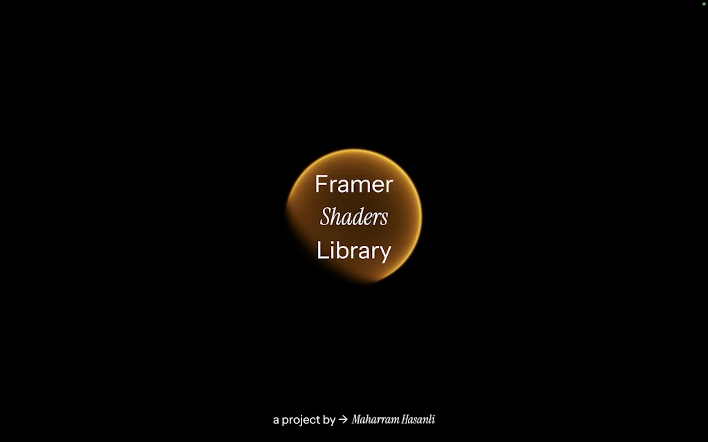 Framer Shaders Library screenshot 4 of 5