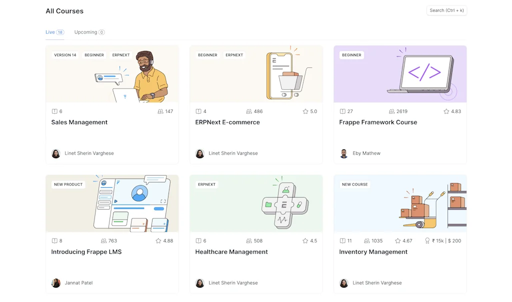 Frappe LMS screenshot 3 of 7