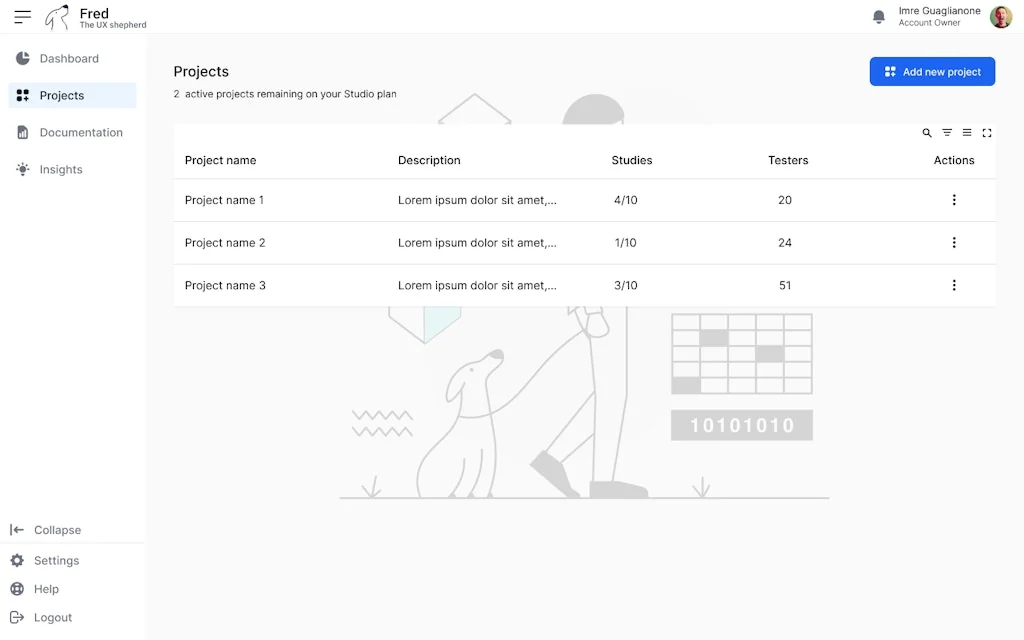 Fred - The User Research Shepherd screenshot 1 of 14