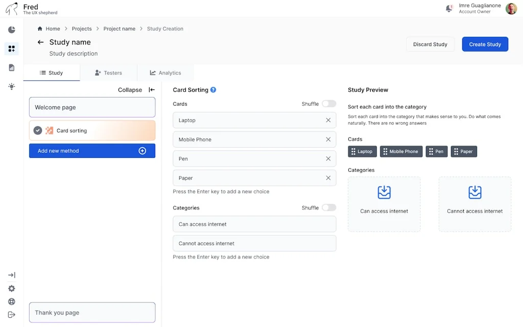 Fred - The User Research Shepherd screenshot 2 of 14
