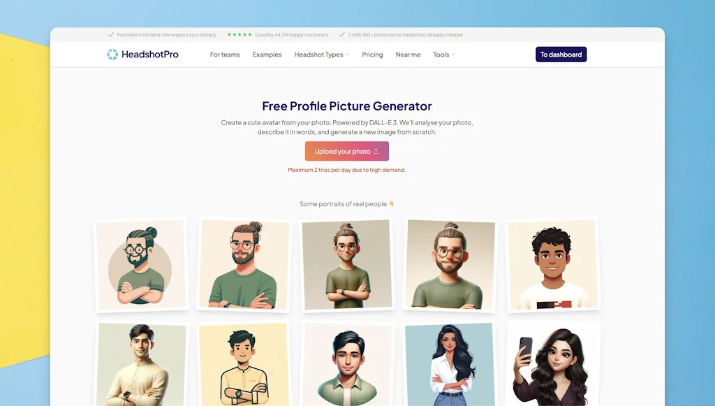 Free DALLE-3 Avatar Generator screenshot 2 of 2