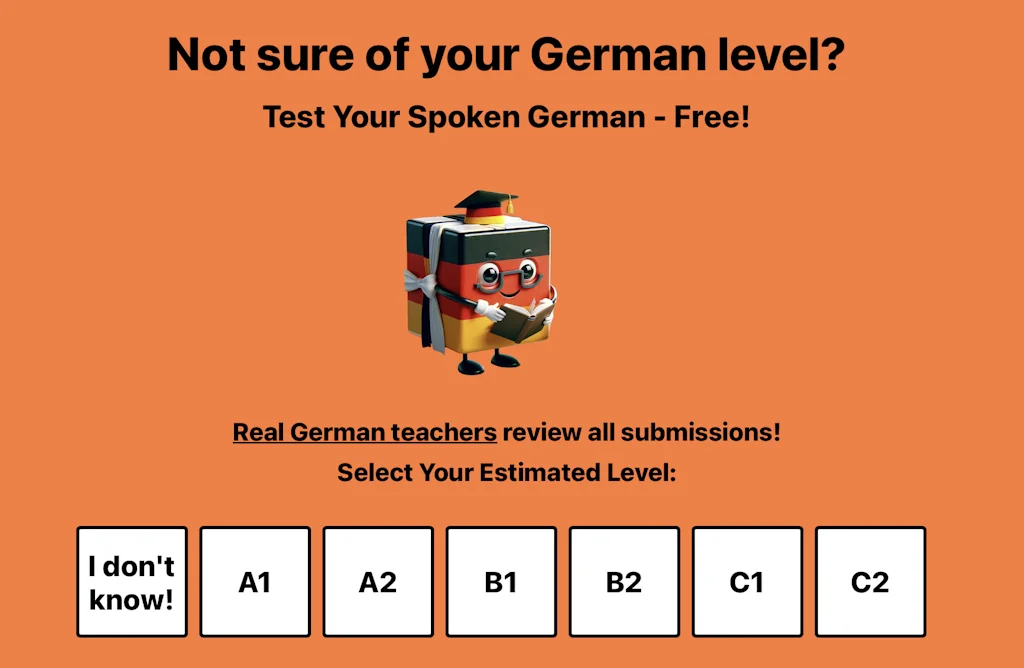 Free German Test screenshot 2 of 4