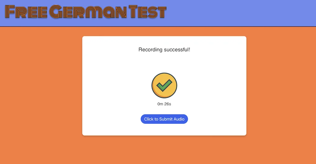 Free German Test screenshot 4 of 4