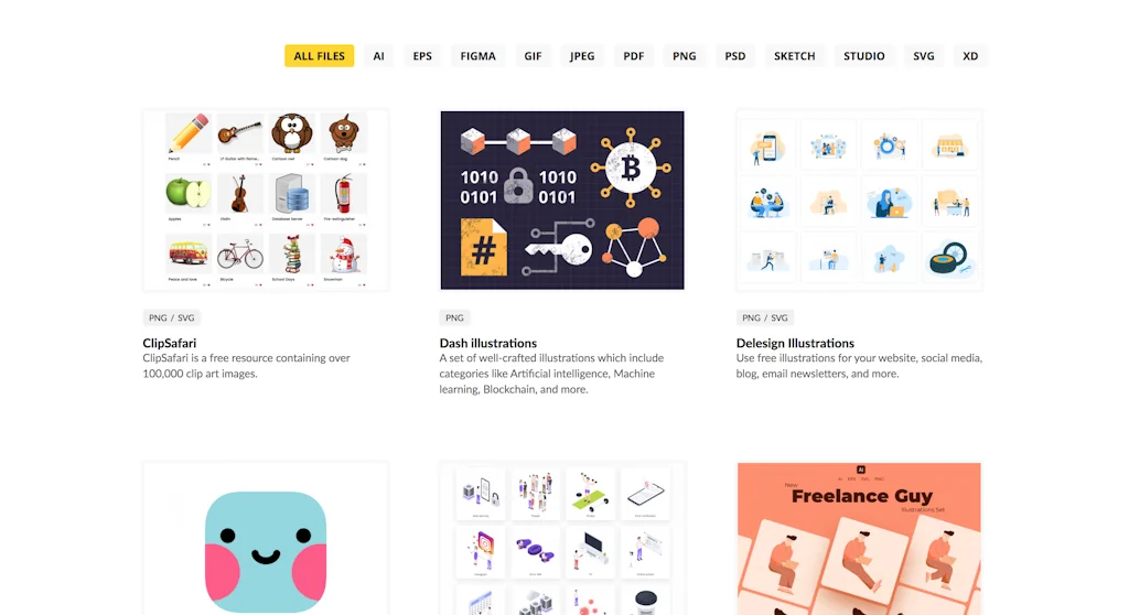 Free illustrations screenshot 3 of 4