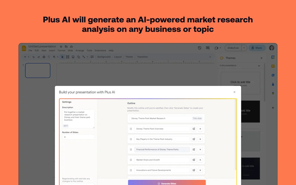 Free Market Research Report from Plus AI screenshot 4 of 5