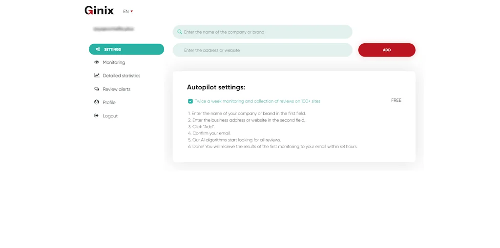 Ginix screenshot 1 of 3