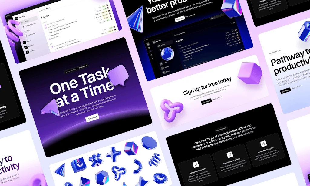 Free SaaS Website Kit Framer and Figma screenshot 2 of 5