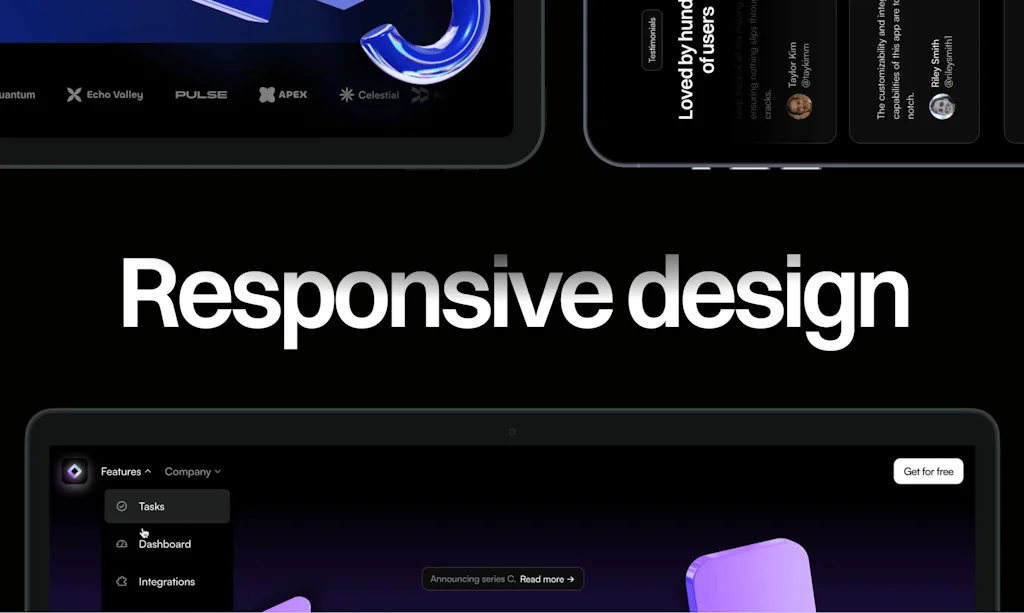 Free SaaS Website Kit Framer and Figma screenshot 5 of 5