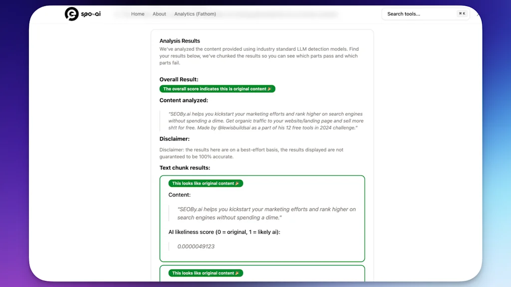 SEOByAI (FREE!) screenshot 2 of 3
