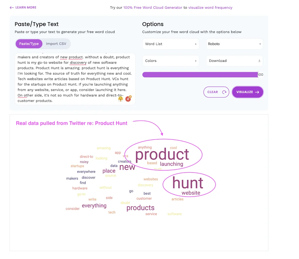 Free Word Cloud Generator screenshot 4 of 6