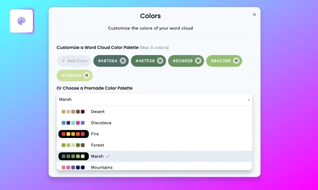 Free Word Cloud Generator screenshot 5 of 6