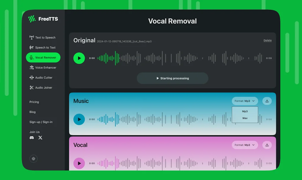 FreeTTS screenshot 2 of 4