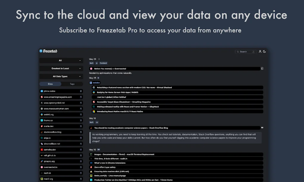 Freezetab screenshot 6 of 7