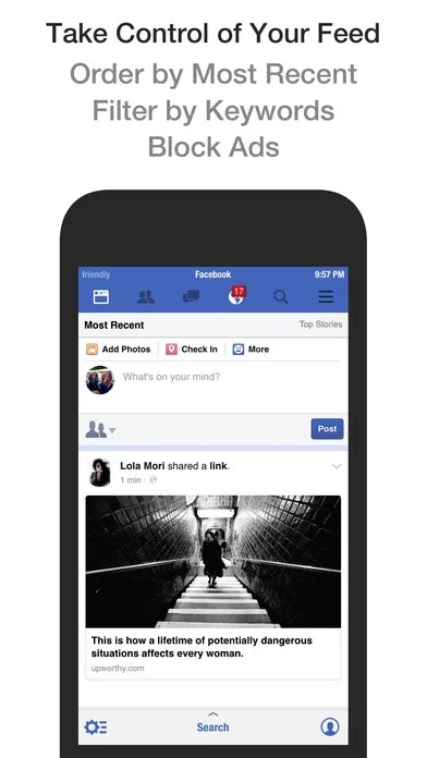Friendly Social Browser screenshot 1 of 4