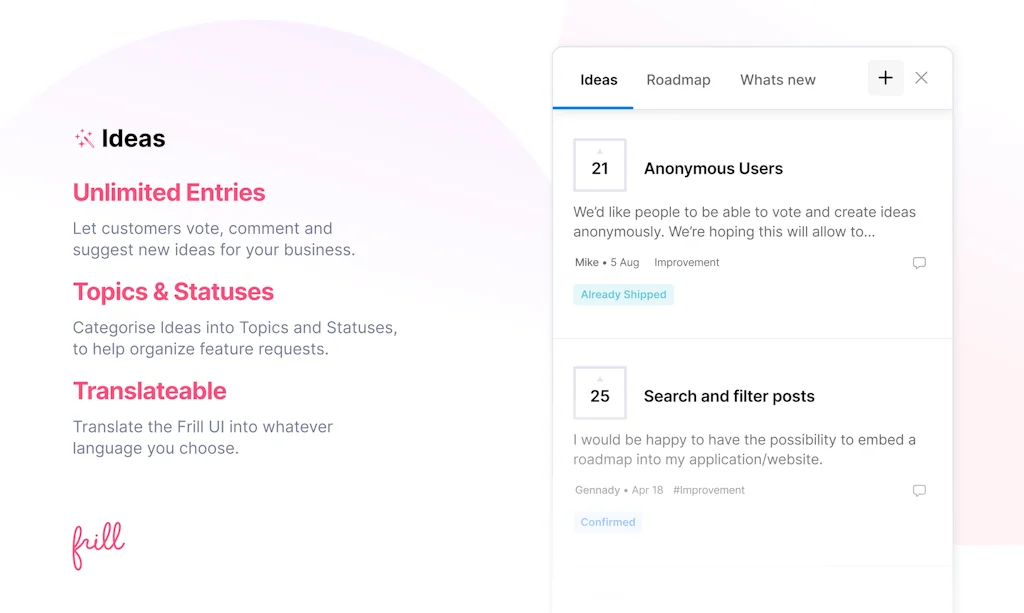 Frill screenshot 2 of 4