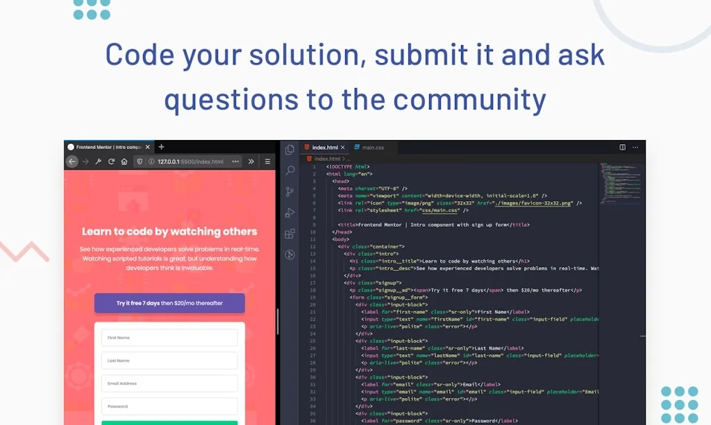 Frontend Mentor screenshot 3 of 6
