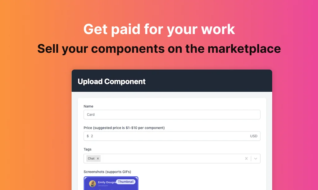 FrontWork Component Marketplace screenshot 3 of 5