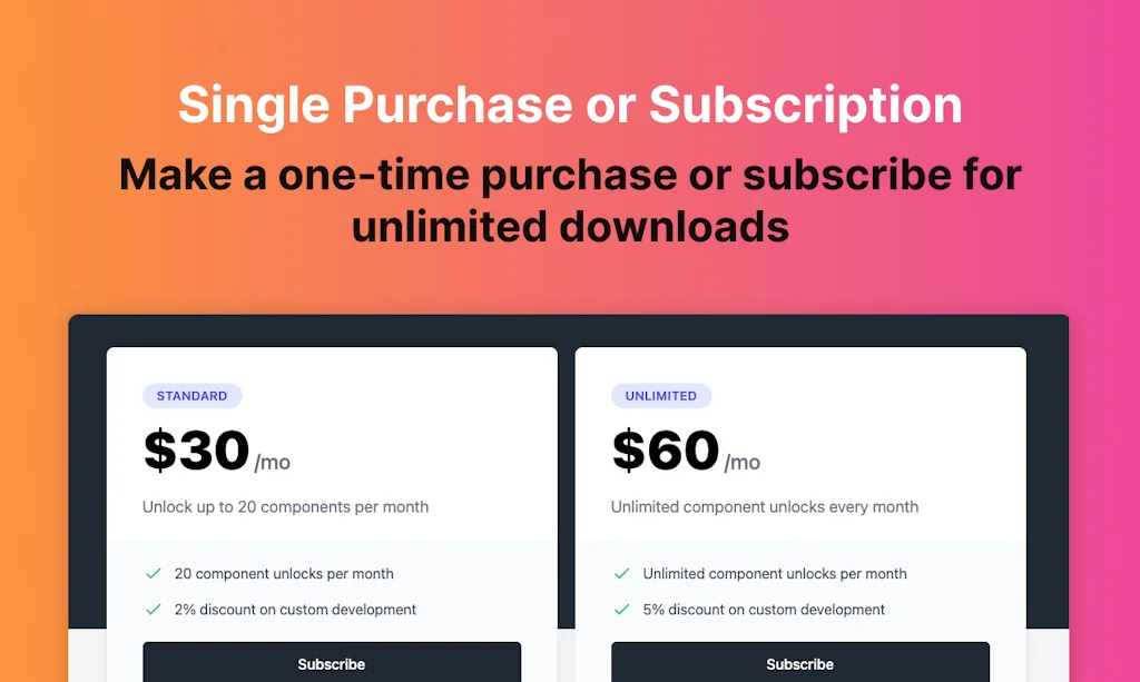 FrontWork Component Marketplace screenshot 5 of 5
