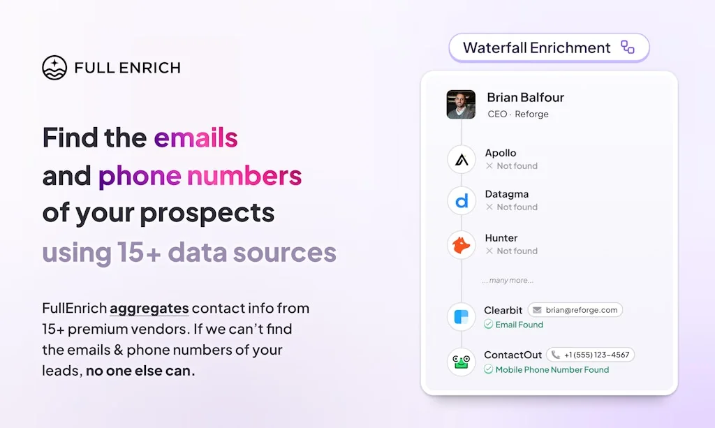FullEnrich screenshot 1 of 4
