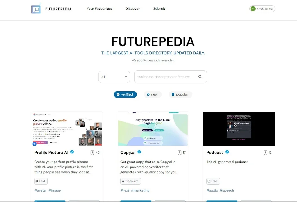 Futurepedia screenshot 1 of 1