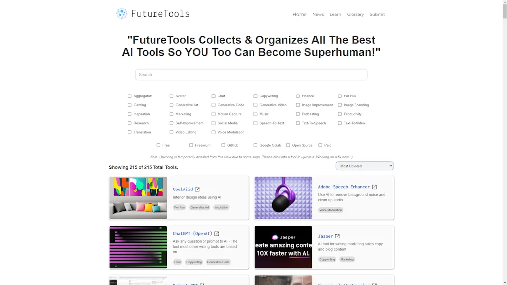 FutureTools.io screenshot 2 of 3