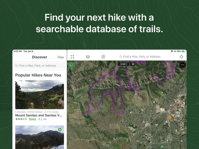 Gaia GPS Hiking, Hunting Maps screenshot 3 of 5