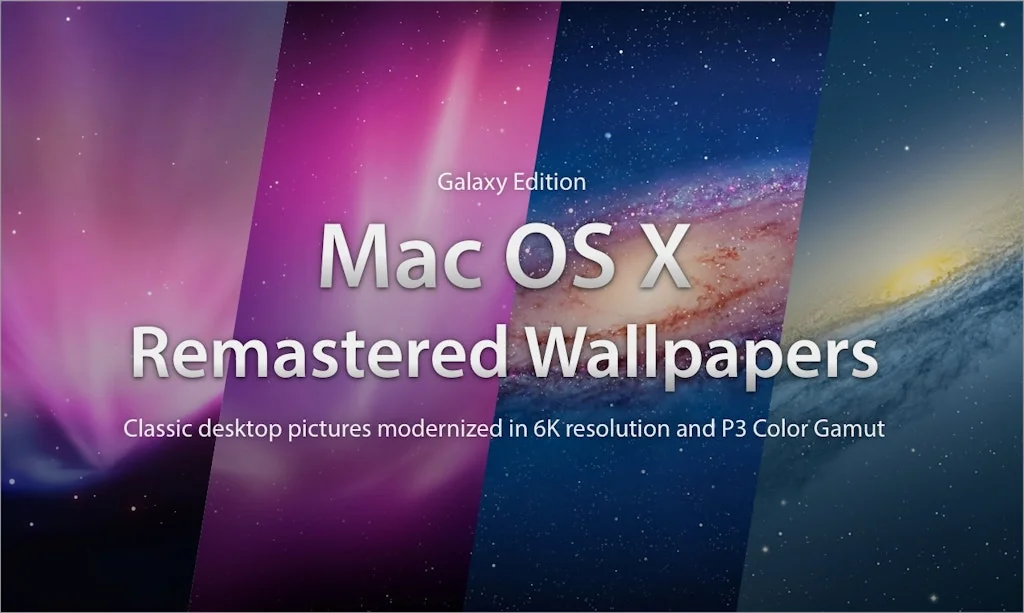 Galaxy Mac OS X Remastered Wallpapers screenshot 1 of 6