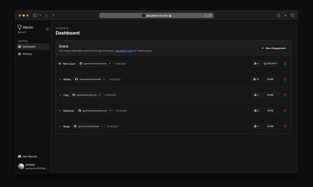 Gecko Security screenshot 1 of 4