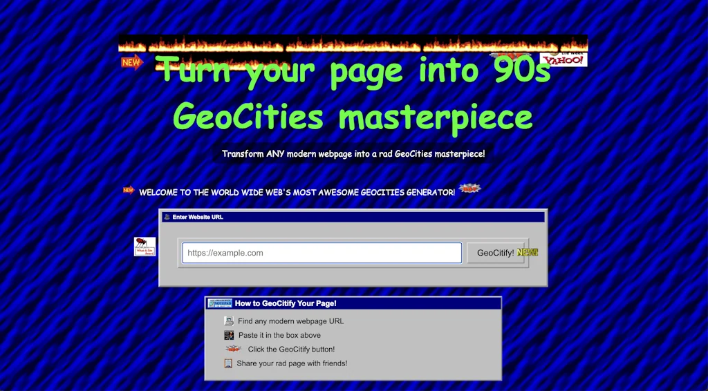 Geocities.live logo