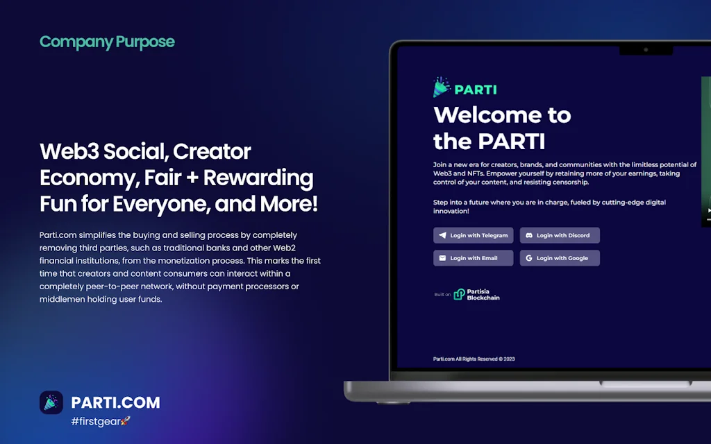 Parti.com Keep 100% and control funds!🎉 screenshot 1 of 5