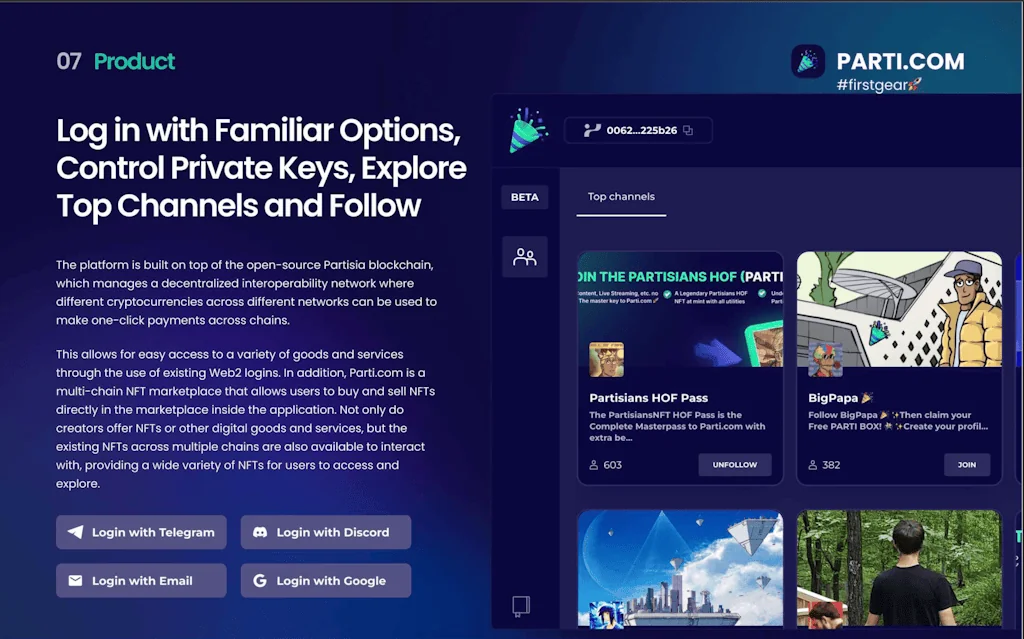 Parti.com Keep 100% and control funds!🎉 screenshot 2 of 5
