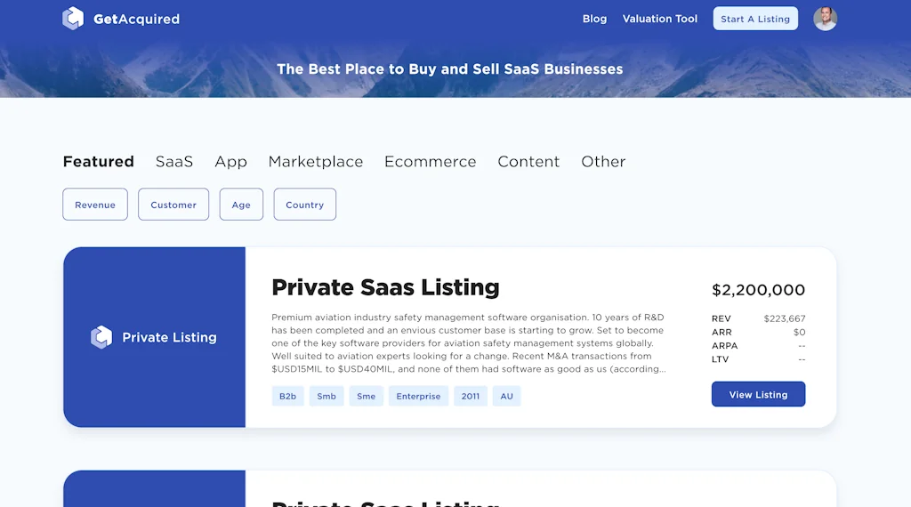 GetAcquired Advisor screenshot 3 of 4