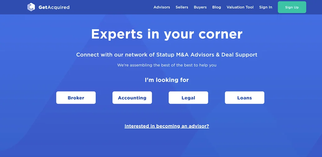 GetAcquired Advisor screenshot 4 of 4