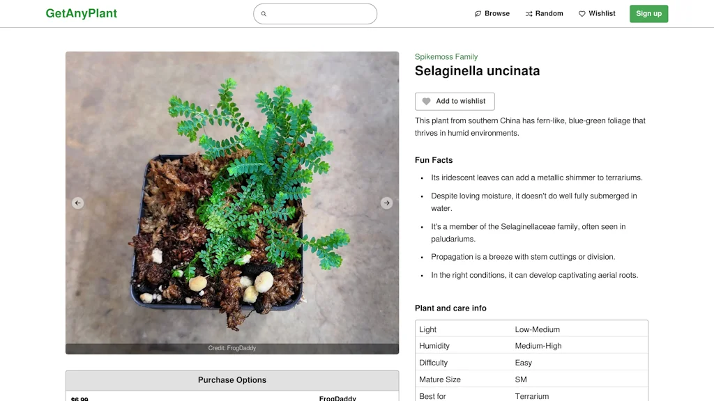 GetAnyPlant screenshot 2 of 3