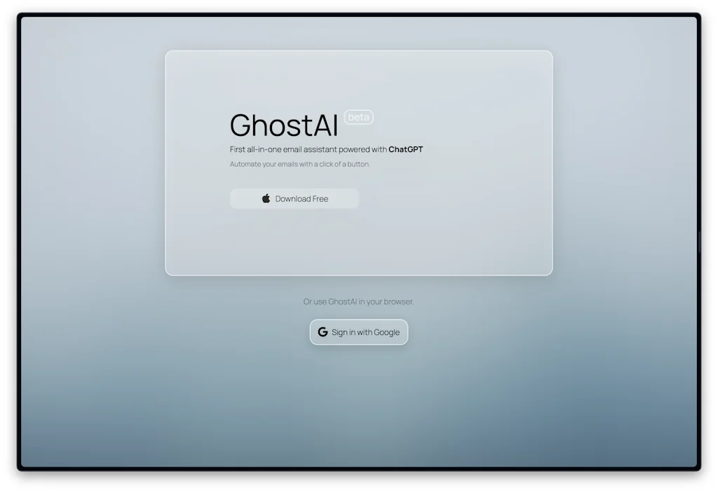 Ghost AI screenshot 1 of 3