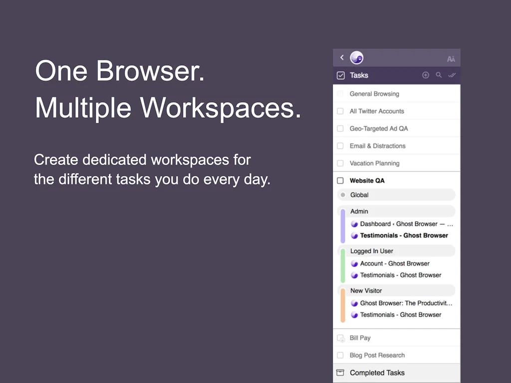 Ghost Browser screenshot 3 of 6