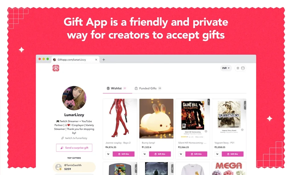 Gift App screenshot 1 of 3