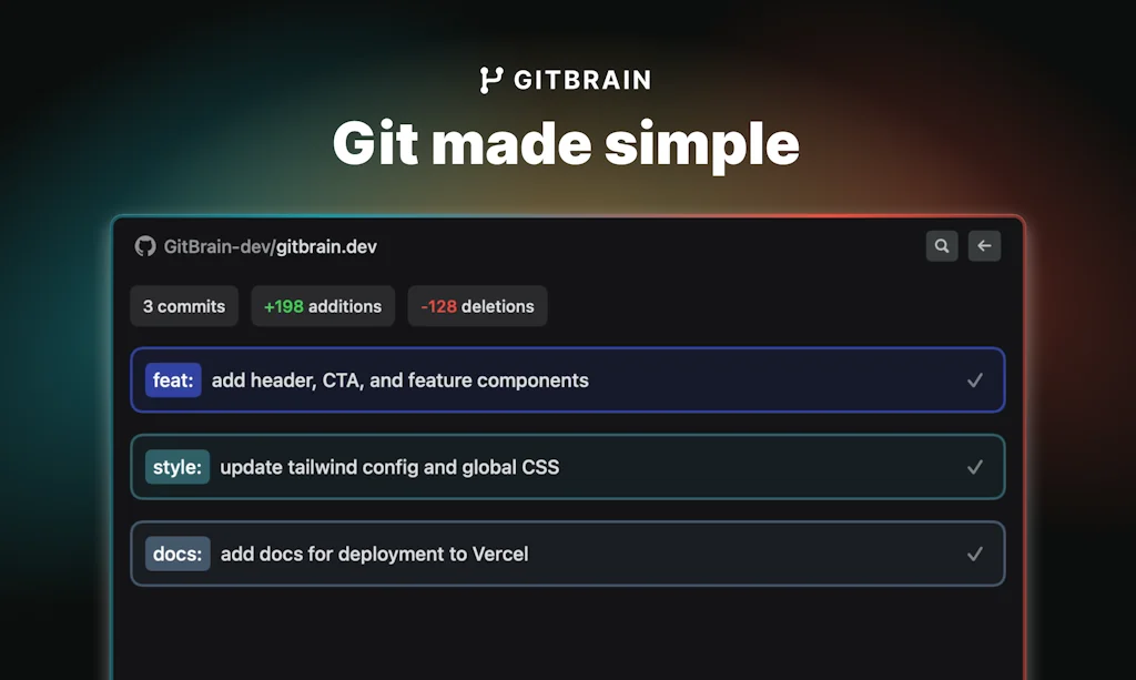 GitBrain screenshot 1 of 3