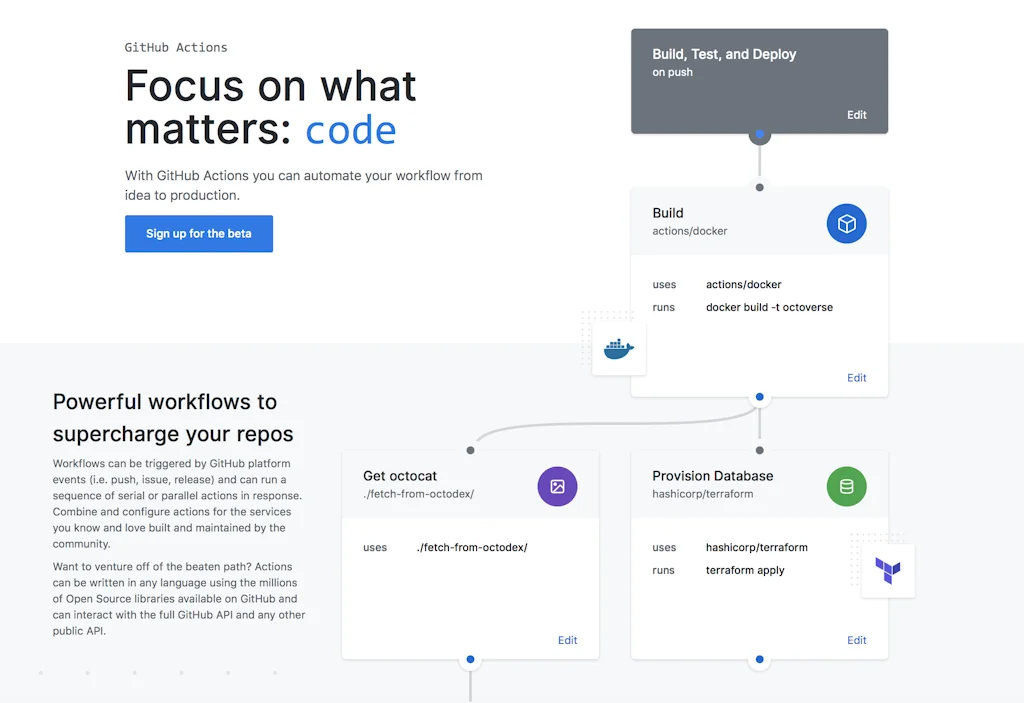 GitHub Actions screenshot 3 of 4