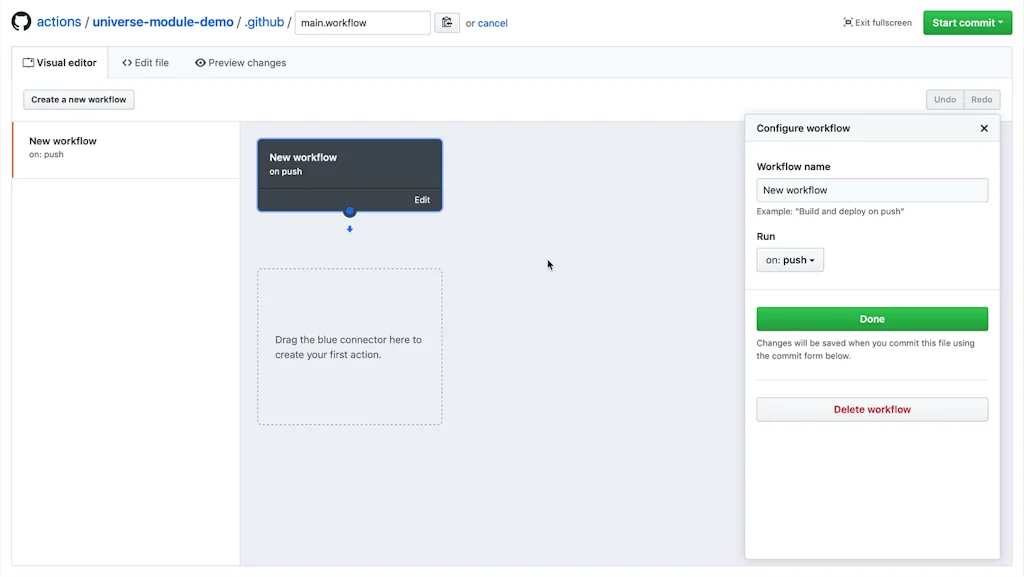 GitHub Actions screenshot 4 of 4