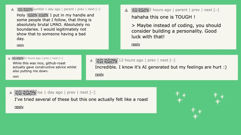 GitHub Profile Roast 🔥🔥🔥 screenshot 6 of 7