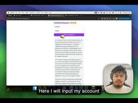 GitHub Profile Roast 🔥🔥🔥 screenshot 7 of 7