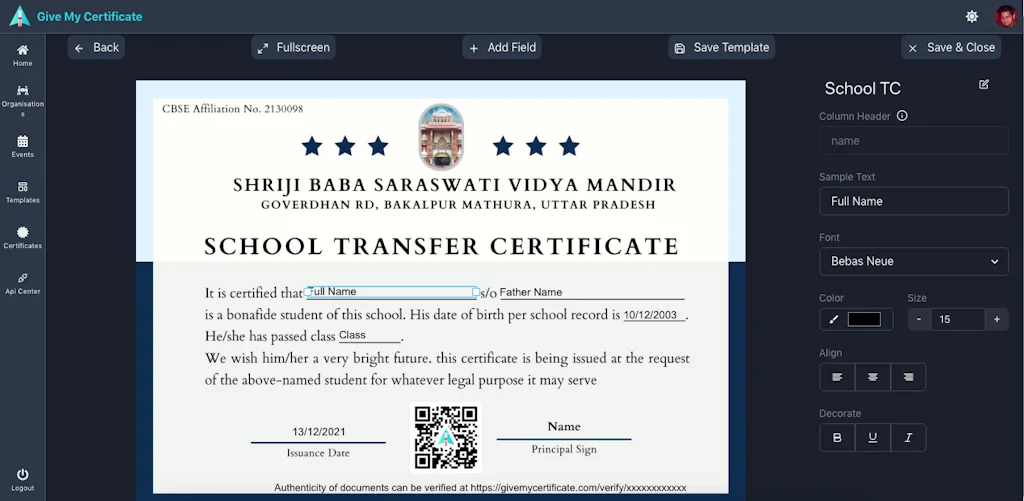Give My Certificate screenshot 4 of 7