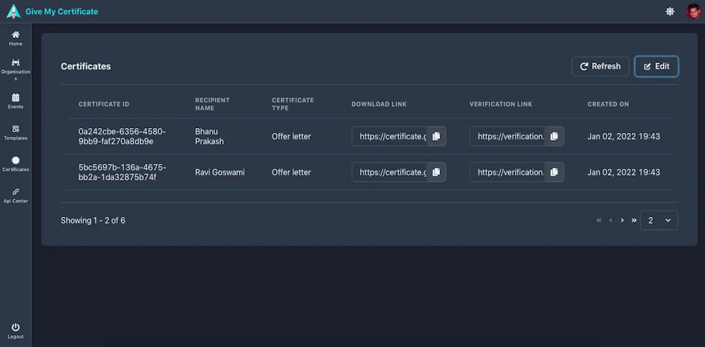 Give My Certificate screenshot 7 of 7