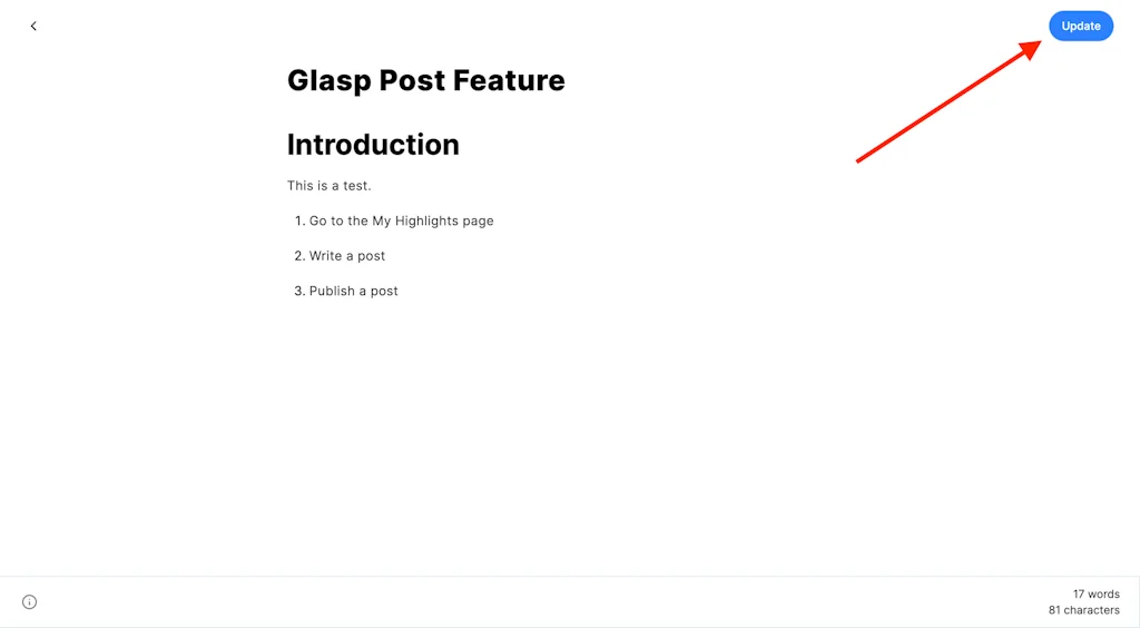 Glasp: Curated Content to Crafted Posts screenshot 3 of 6