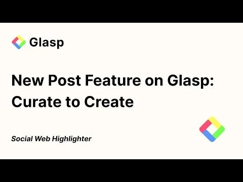 Glasp: Curated Content to Crafted Posts screenshot 6 of 6