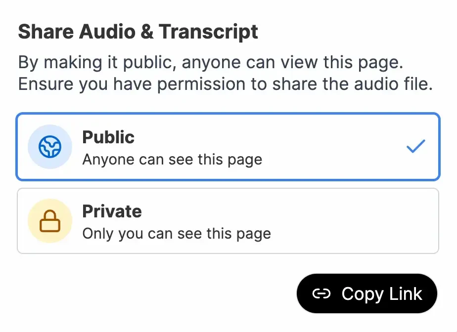 Glasp: Audio Transcriber screenshot 4 of 4
