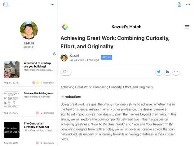 Glasp screenshot 4 of 6